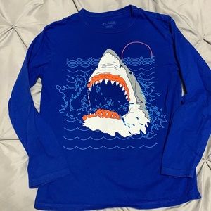 Children’s Place Long Sleeve Shark Shirt